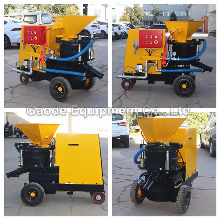 Gaodetec GSZ-10S/E 10m3/h Concrete Shotcrete Machine for Wet and Dry Spraying and Conveying